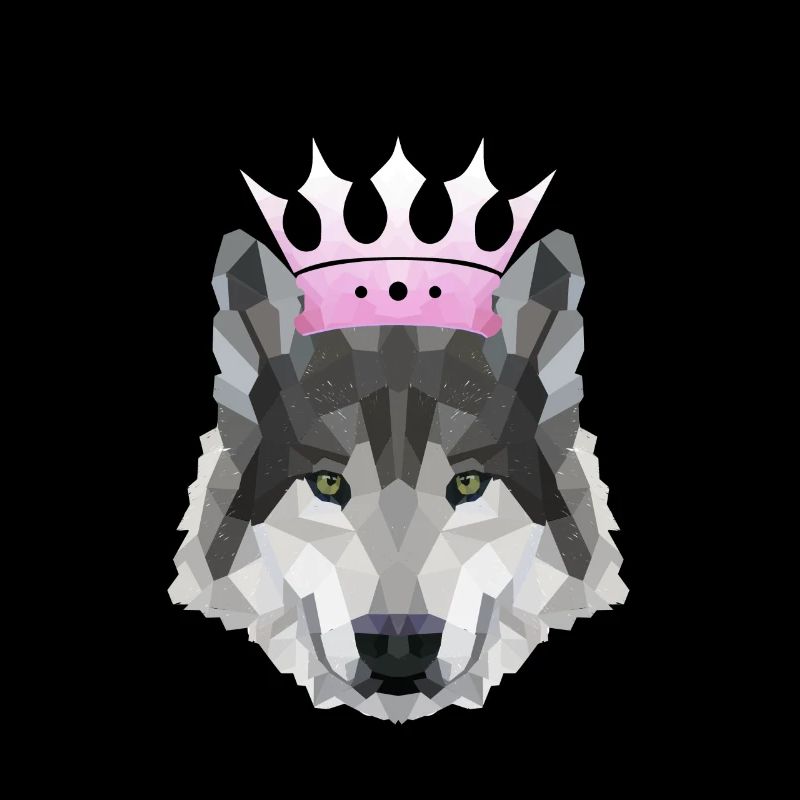 Crown POLYGON WOLF Husky Wolves Pack