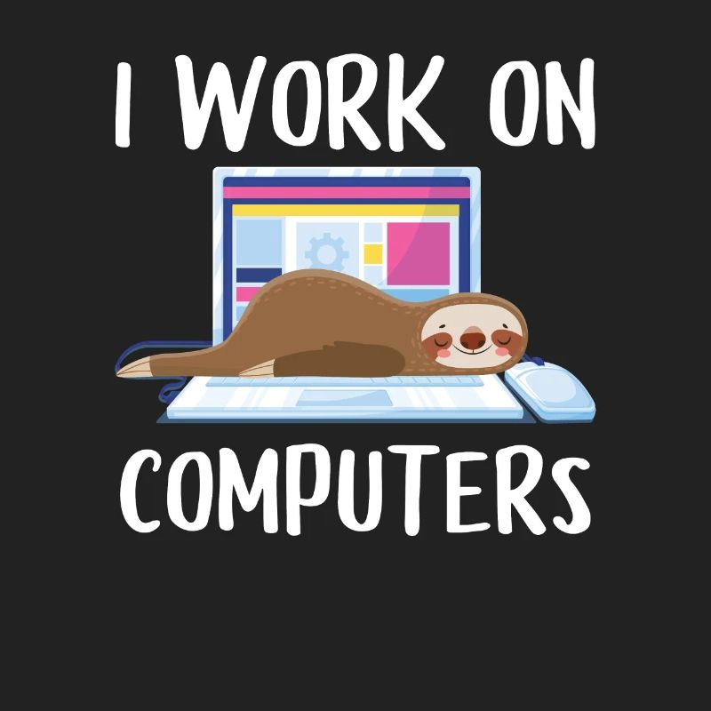 I work on computers Computer Progammer Geschen