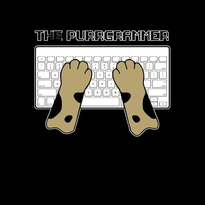 Siamese cat kitten programmer nerd gift