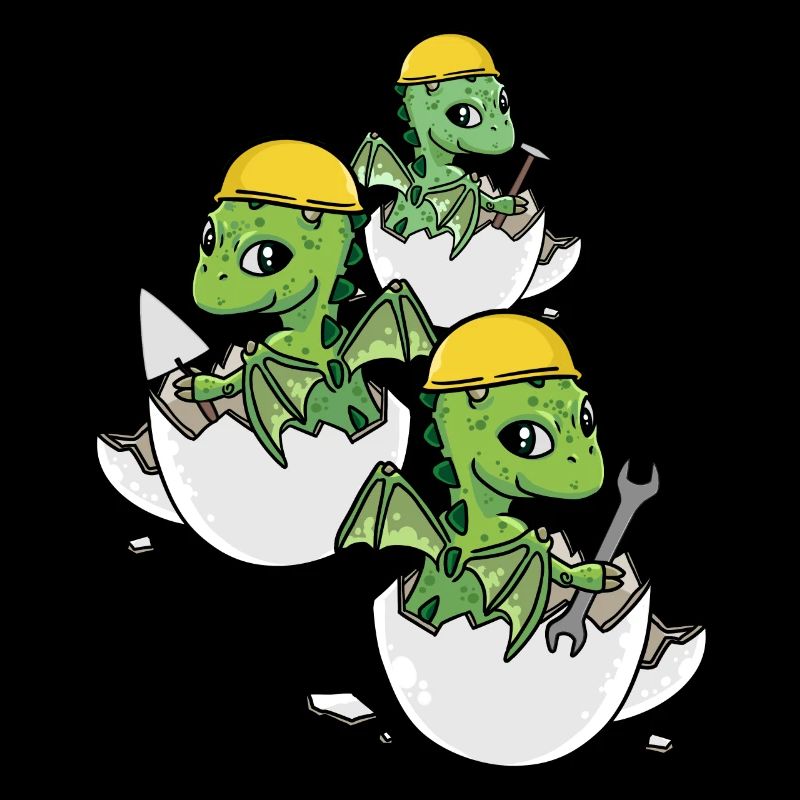 Dino Craftsman Eggshell Tool Professions Work