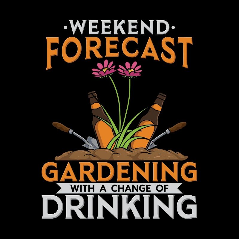 Drôle de conception de bière de jardin