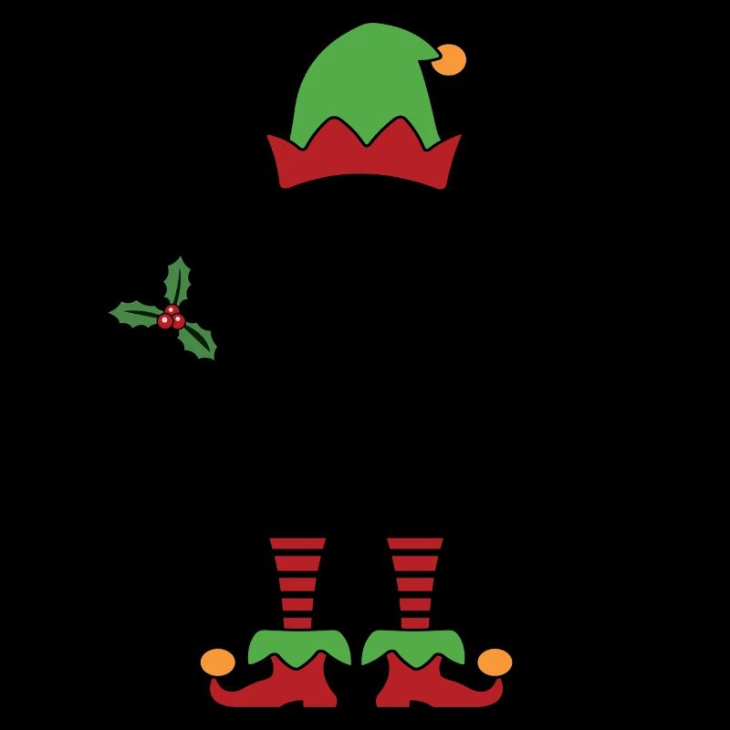 Schwester Elf süßes lustiges passendes Weihnachtskostüm