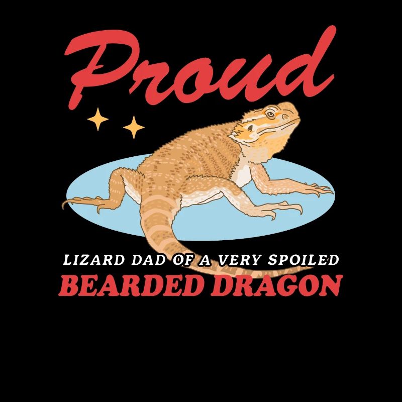 Bartagame Dad Bartagame Reptilien Geschenk