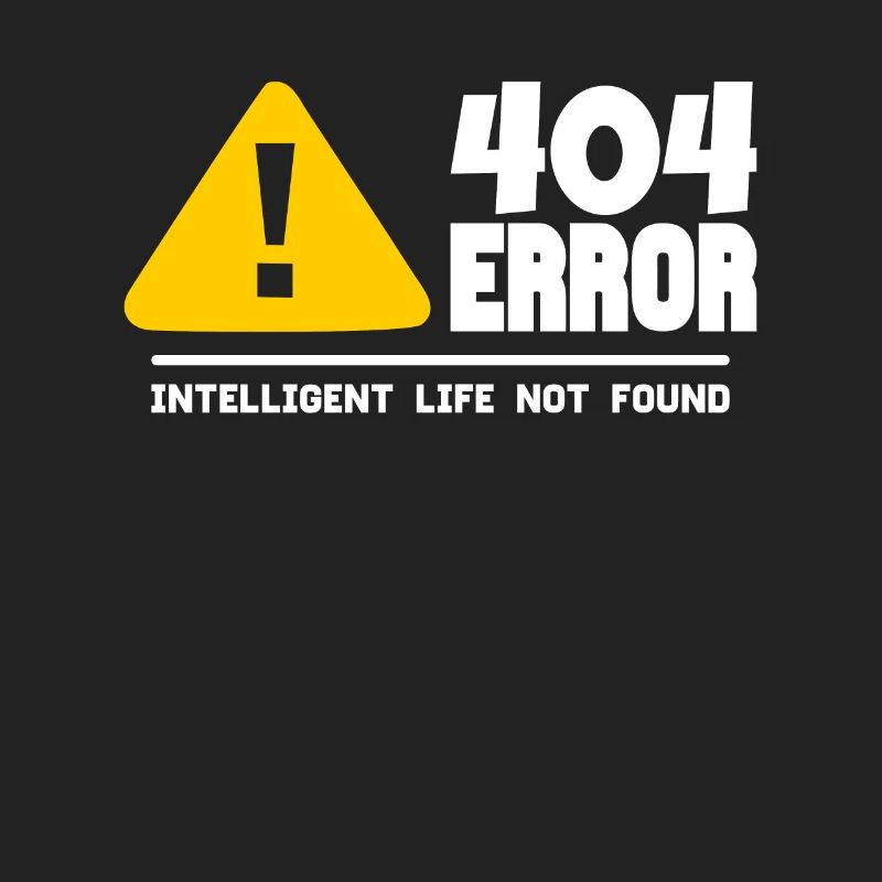 Computer- und Programmierer Geek. 404 Fehler