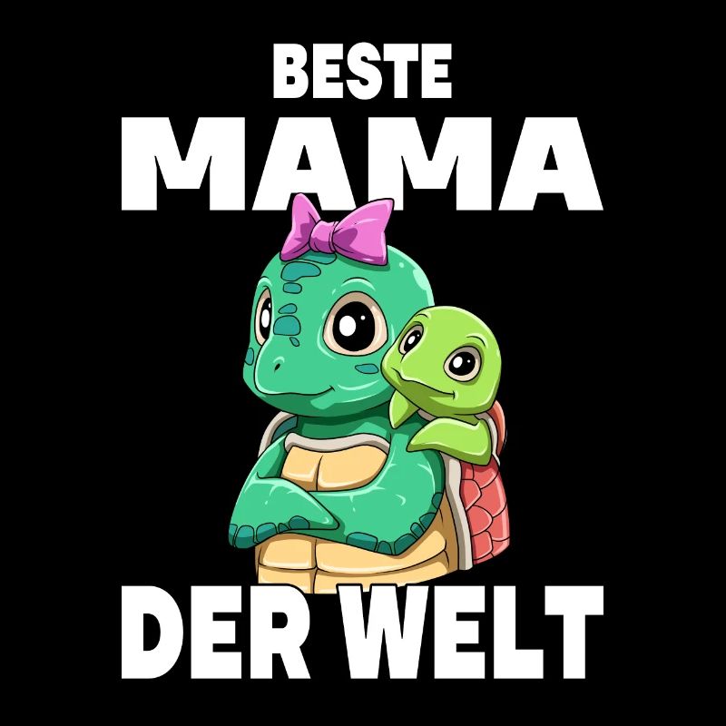 Beste Mama der Welt Muttertag Mutter Schildkröte