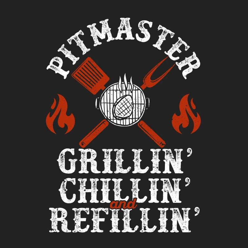 Pitmaster Grillin Chillin and Refillin BBQ Smoker