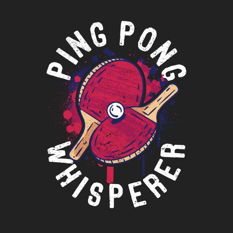 Ping Pong Whisperer Palline Paddle Master Funny