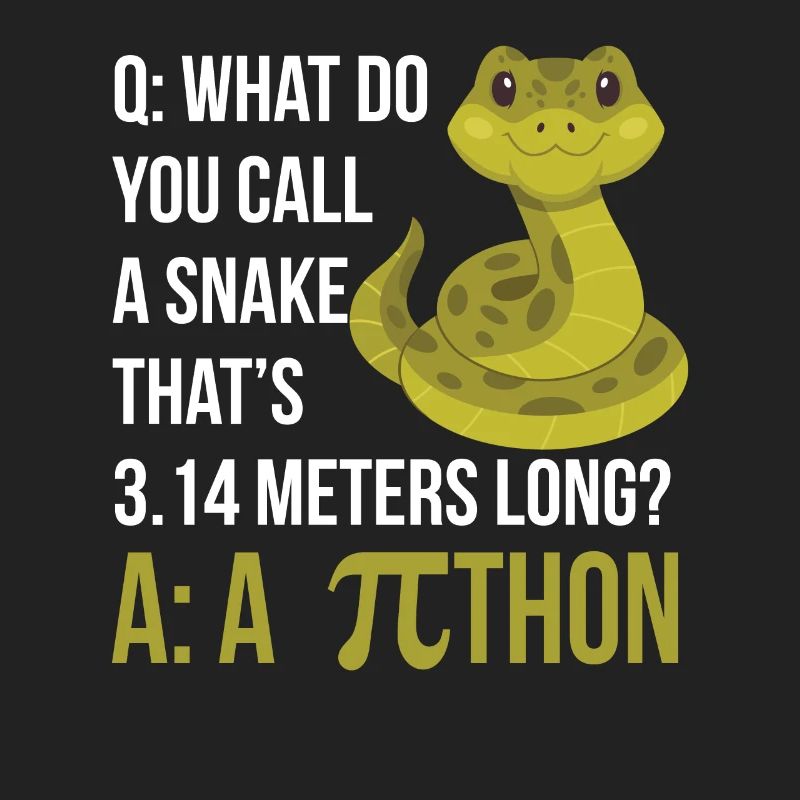 Python Pithon Pie Symbol Funny Math Teacher Happy