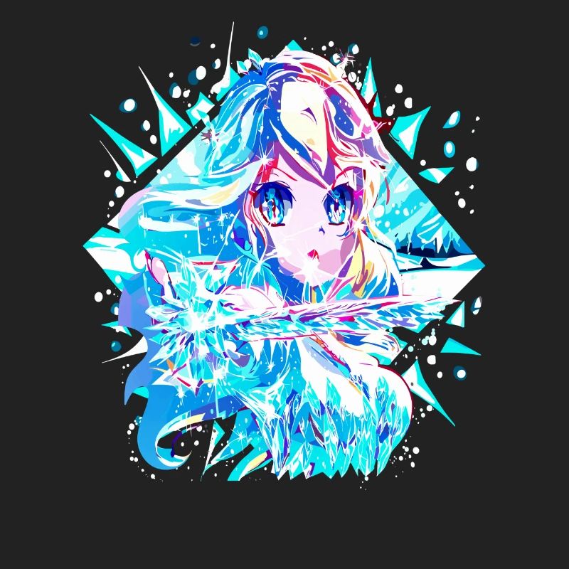 Anime Schneekönigin Eisprinzessin