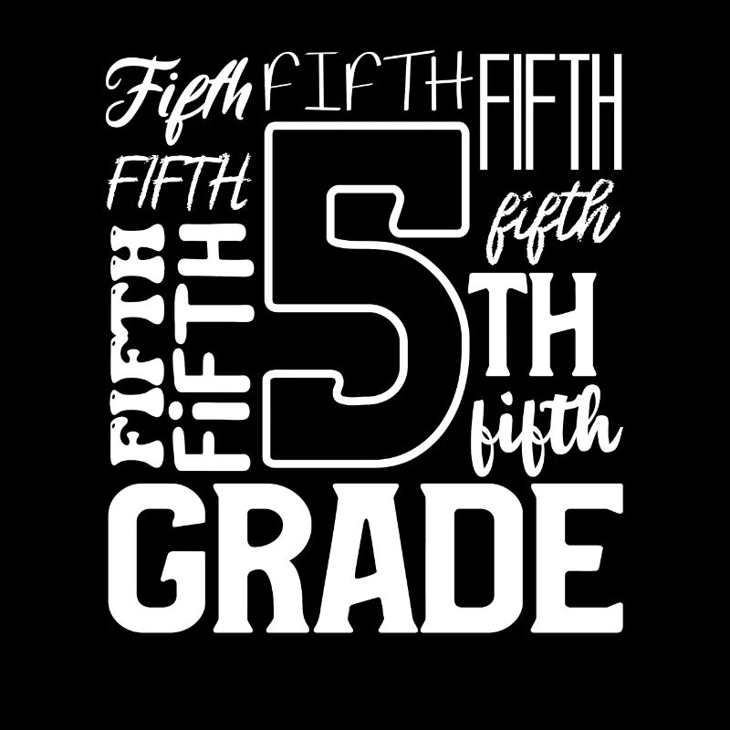 5e année Cinquième équipe de typographie Enseignant 100e