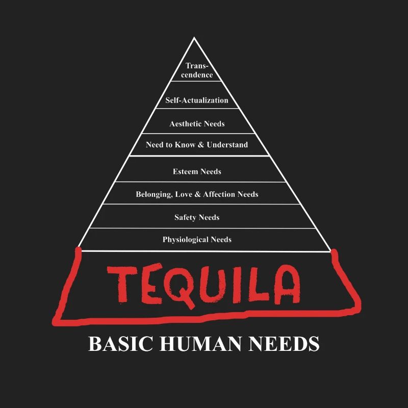 Tequila Basic Human Needs Pyramid Jeu de mots mexicain