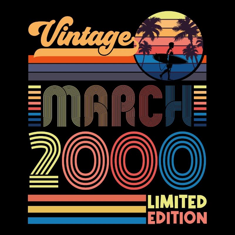 Birthday March 2000.Gift March 2000.March 2000