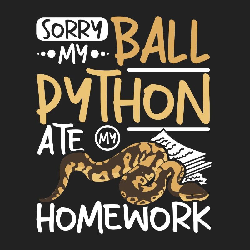 Désolé, mon python royal a mangé mes devoirs