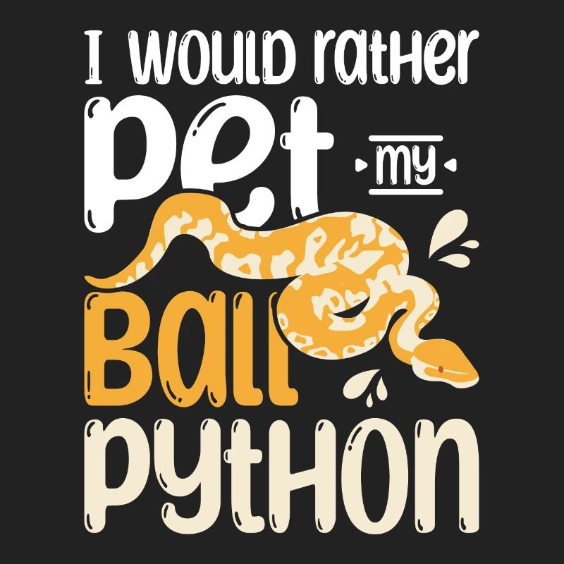 Je préfère caresser mon python royal