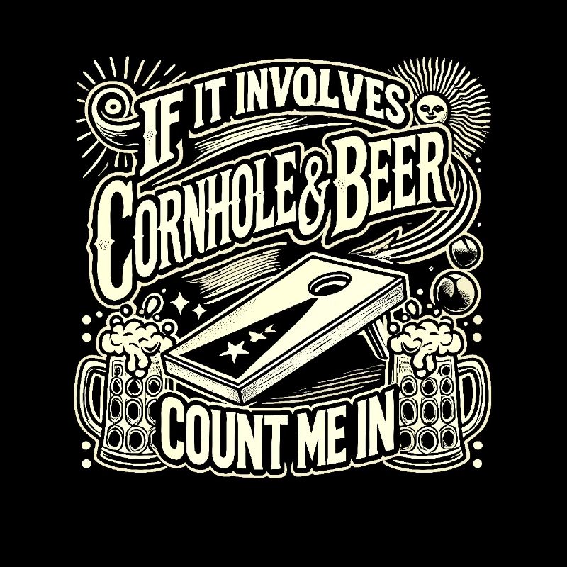 Wenn es um Cornhole und Bier geht, bin ich dabei