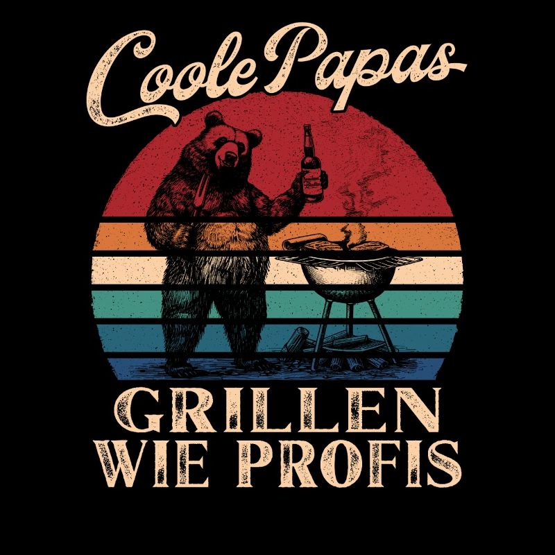 Cool Dads Grilling Retro Dad Gift