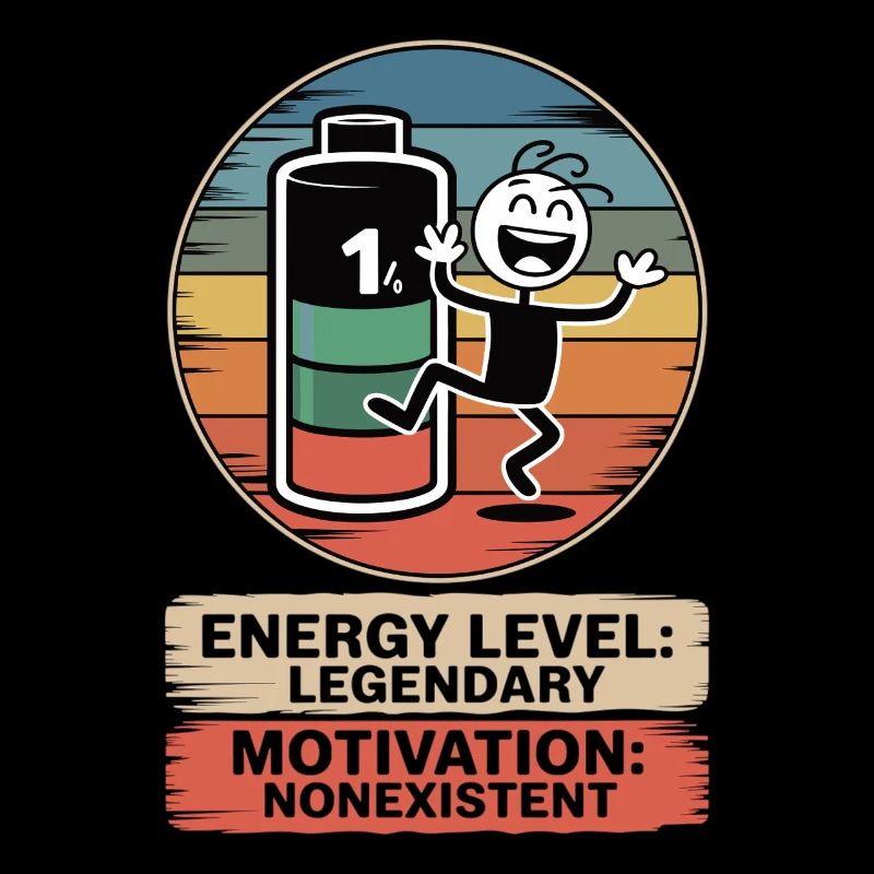 1% battery, 100% sarcasm