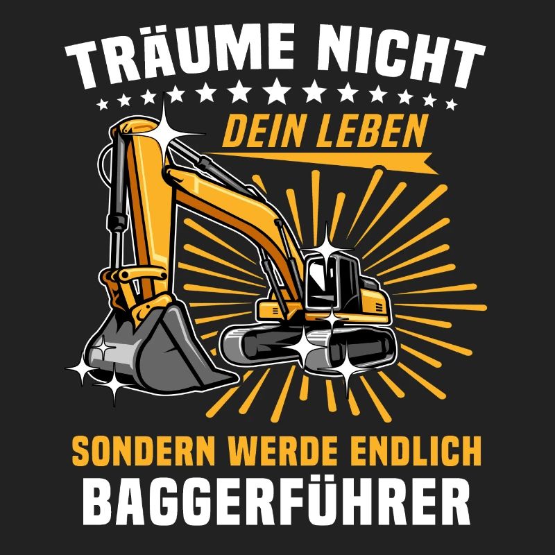 Baggerführer Bagger Baggerfahrer