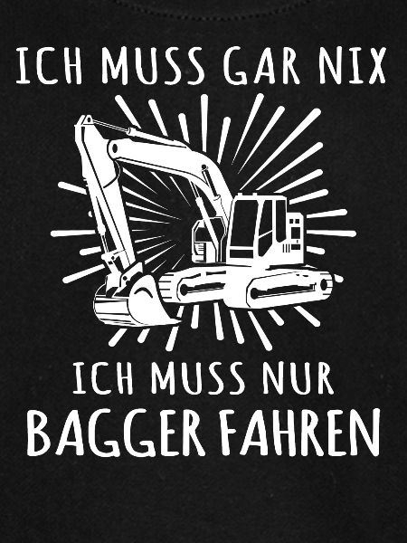 Baggerfuehrer Baggerfahrer