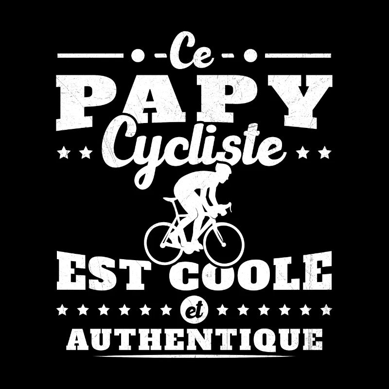 Ce papy cycliste est coole et authentique
