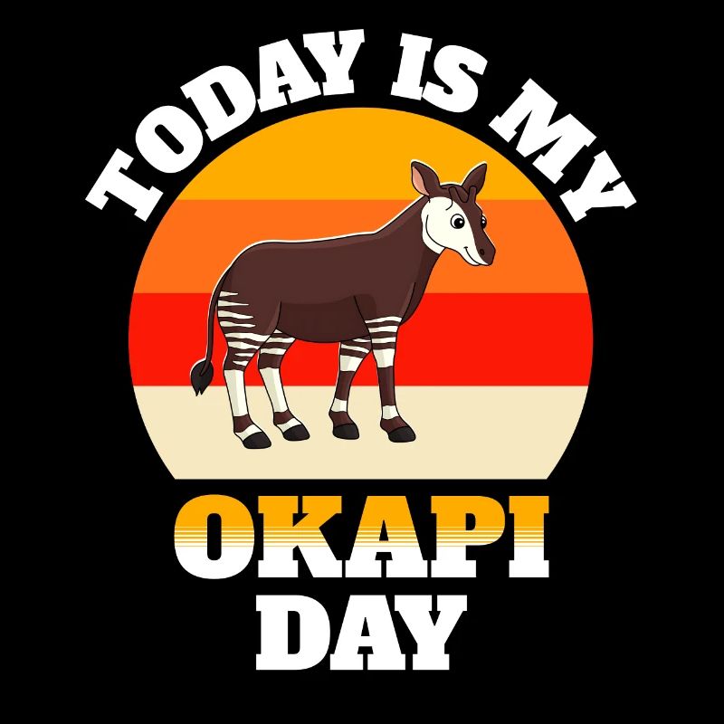 Girafe forestière Okapi