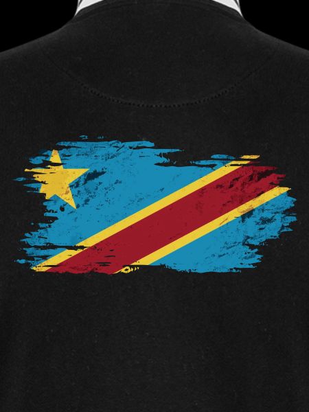 Kongo - Nationalfahne, Pinseleffekt