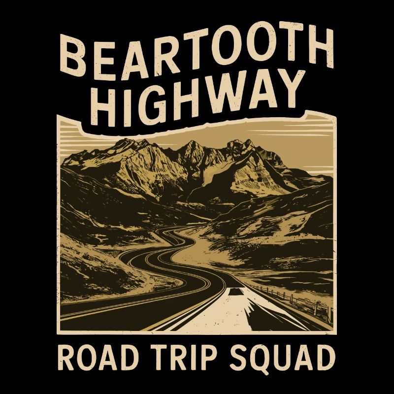Escouade de road trip sur l’autoroute Beartooth