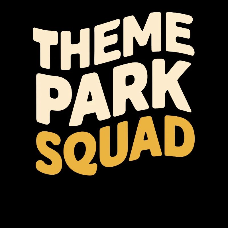 Chemise d’équipe drôle de parc à thème Squad