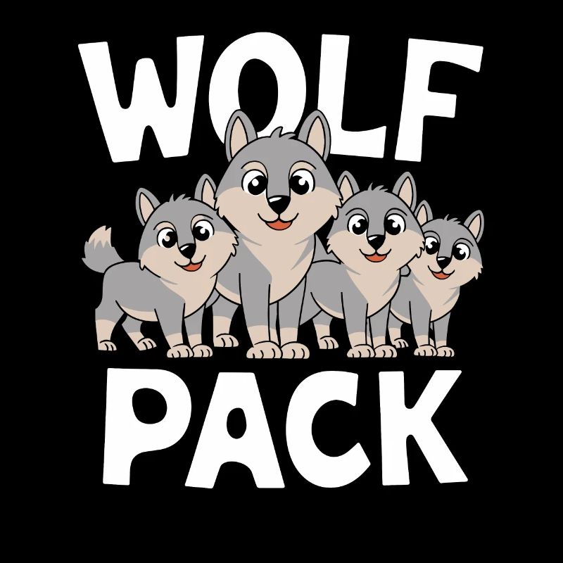 Wolf Group Design Meute de loups