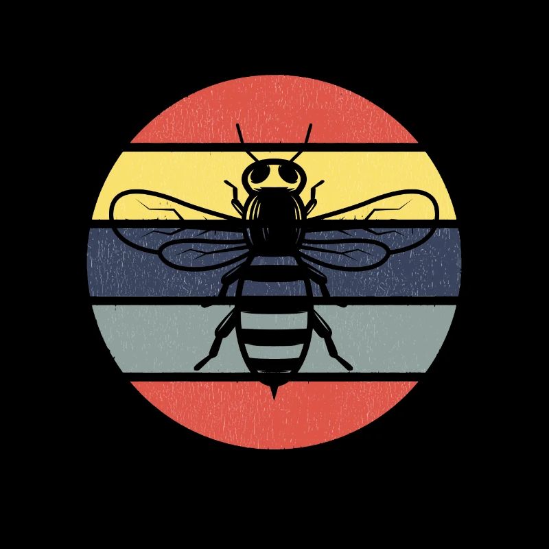 Retro Bees Beekeeper Retro Bees
