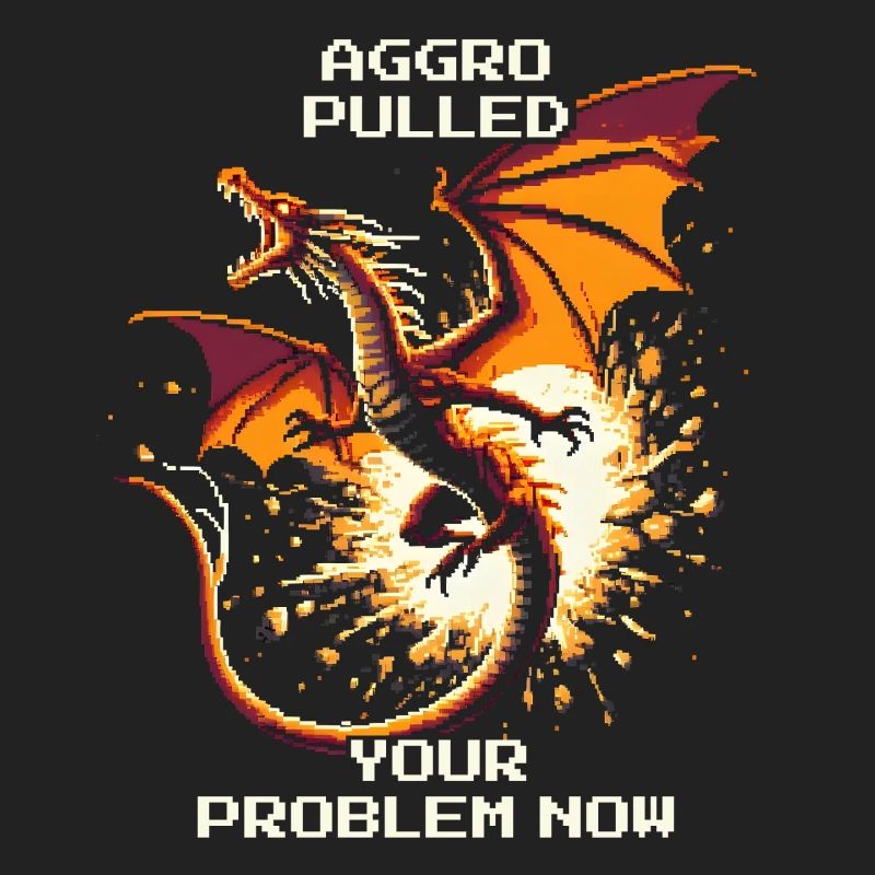 Aggro pulled – your problem | Dragon Pixel Art