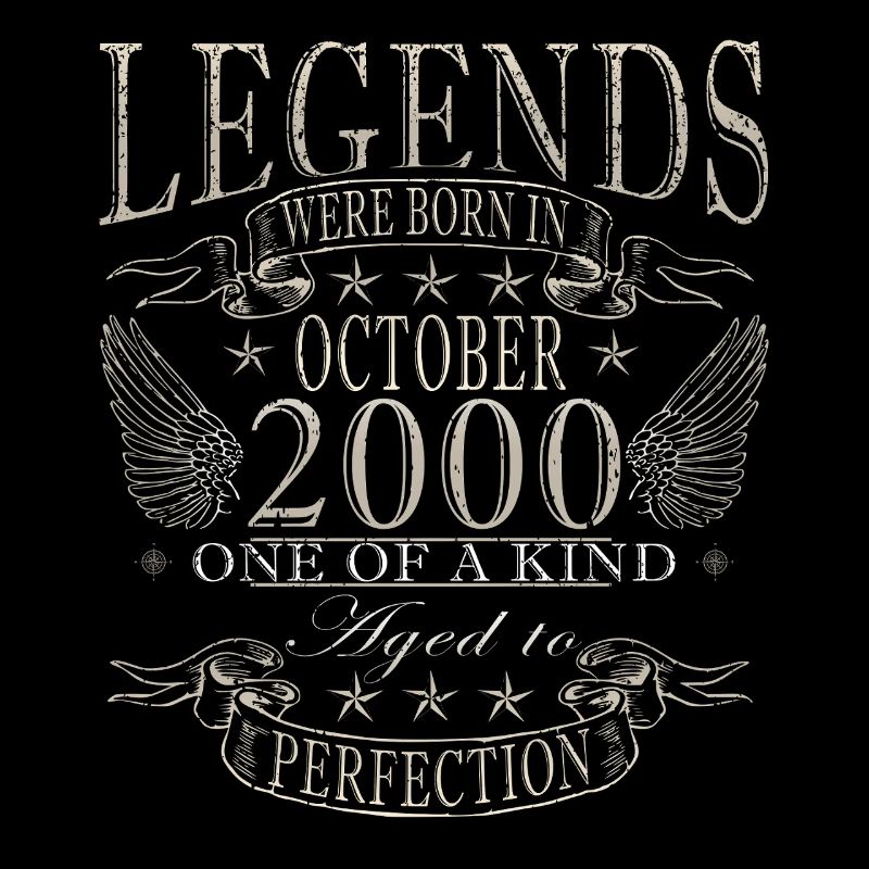 25th Birthday Legend October Year 2000