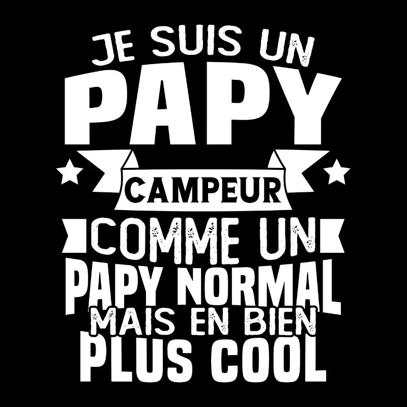 Un papy campeur comme un papy normal