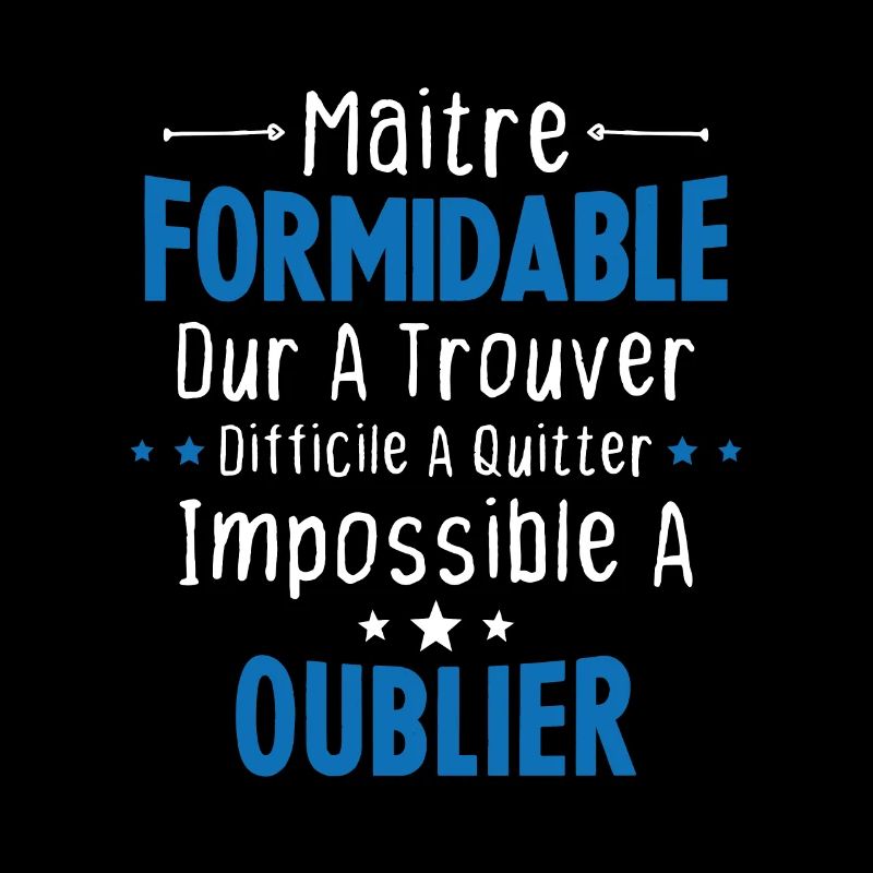 Maître Formidable Idée Cadeau Maître D'école