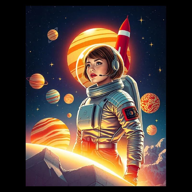 Astronaute dans l’espace