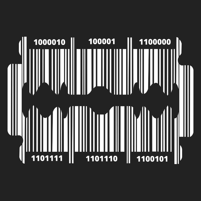 Rasierklinge mit Code