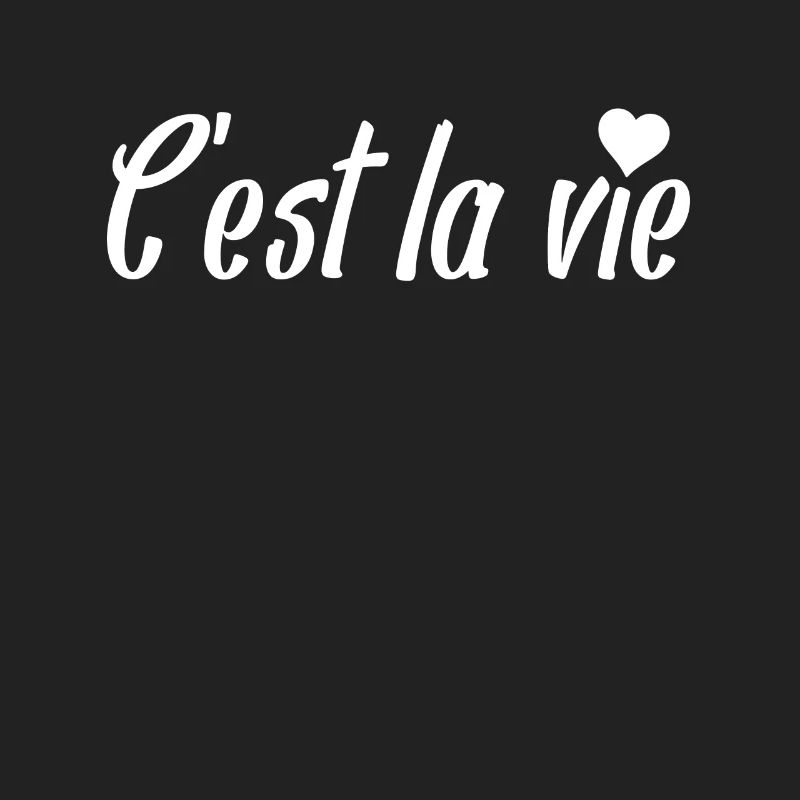 C’est la Vie Script mit Herz