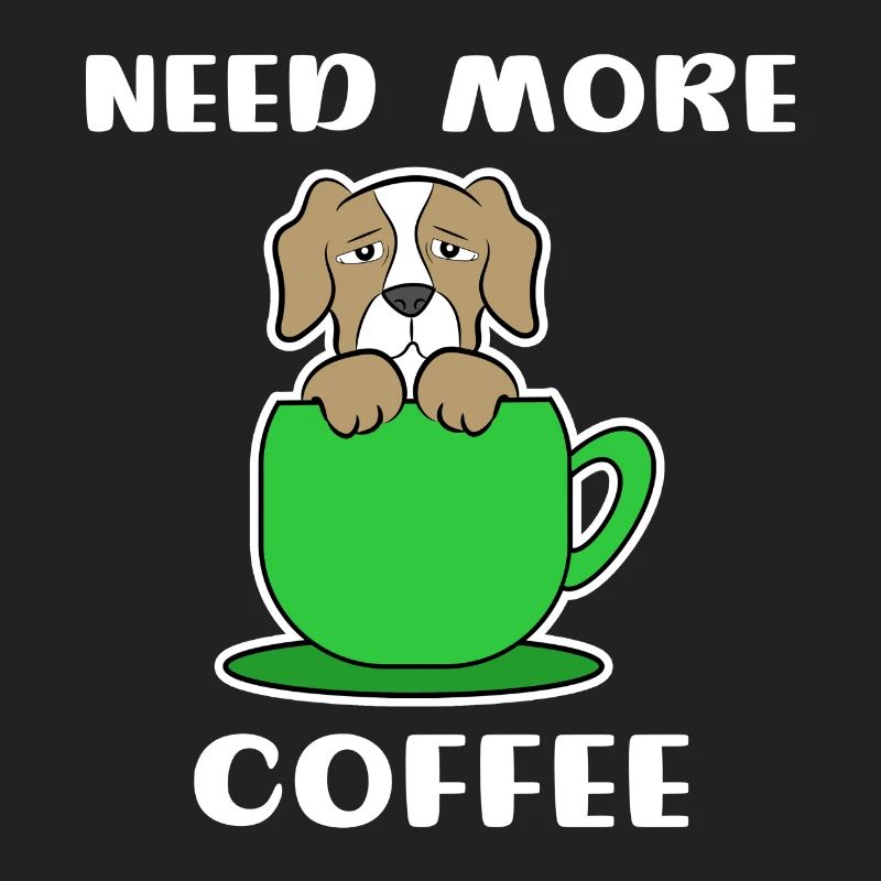 Statement Kaffee Hund Koffein Kaffeetasse