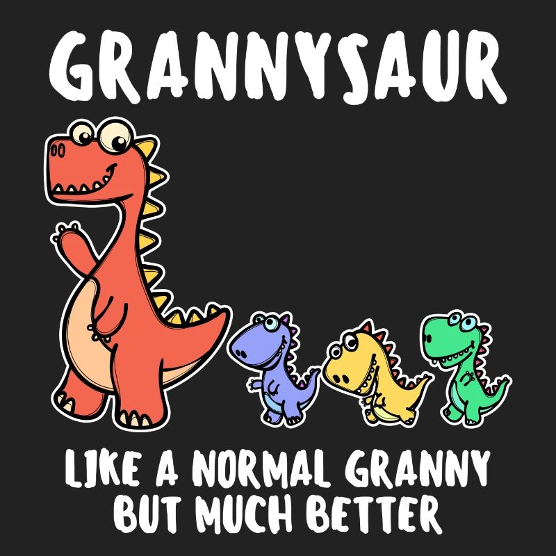 Oma Cool Statement Großmutter Dinosaurier