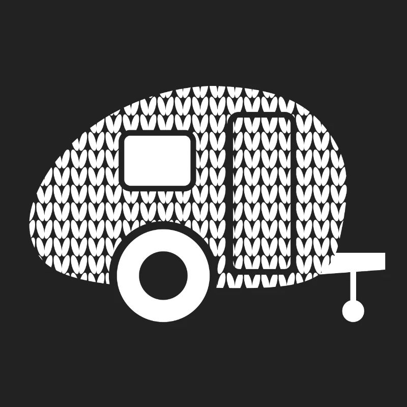 Caravan Camping Knitting Pattern Winter Caravan
