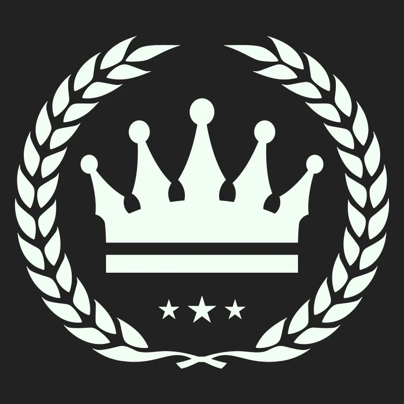 Conception de l’emblème du feuillage de la couronne