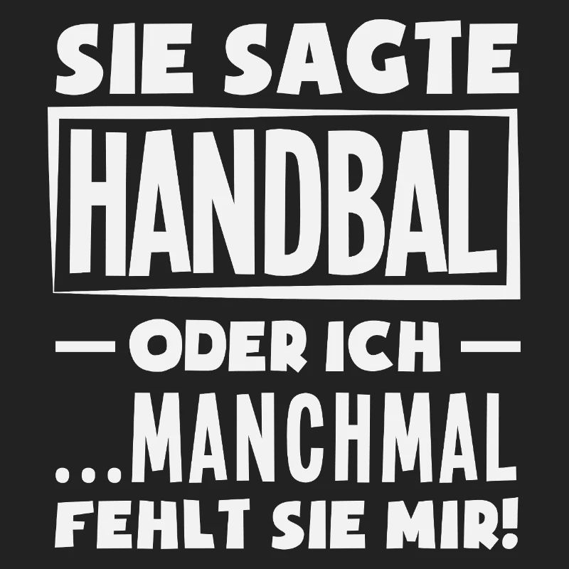 Handball oder ich – manchmal fehlt sie