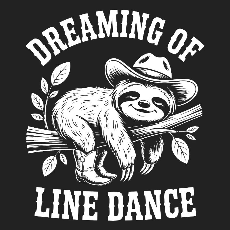 Dreaming sloth doing line dancing