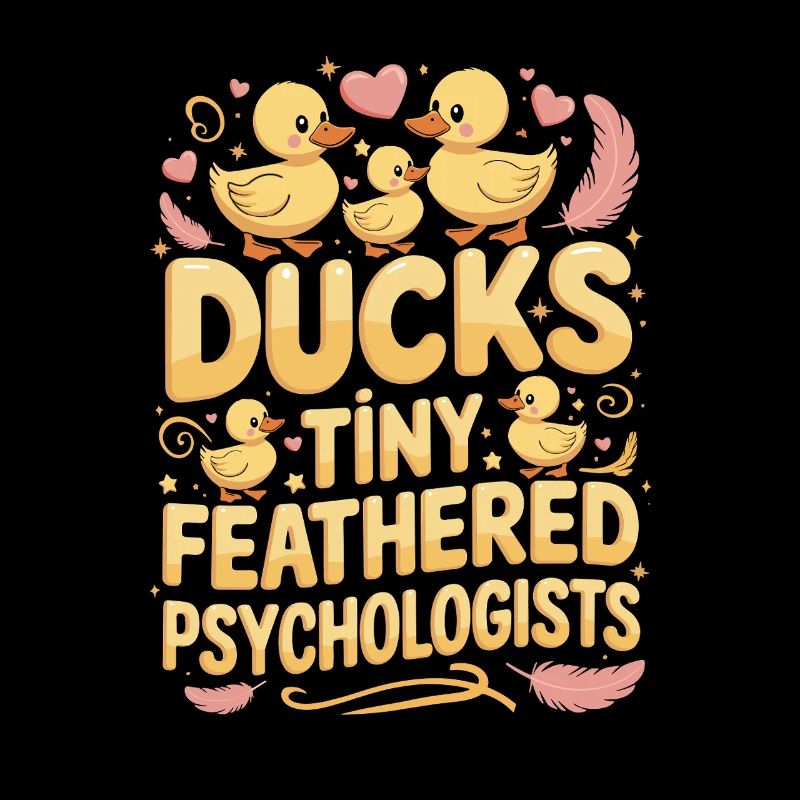 Ducks Tiny Feathered Psychologists Funny Ducks