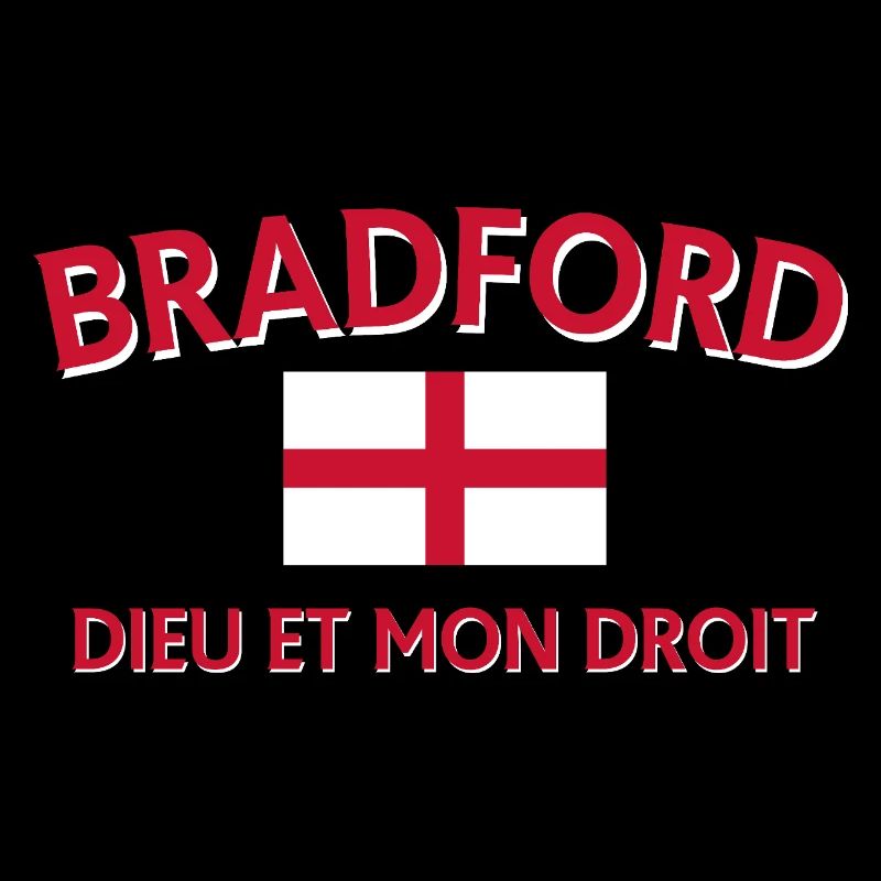 Drapeau de Bradford avec devise