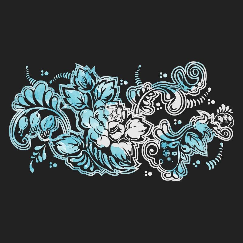Blue Flower Pattern