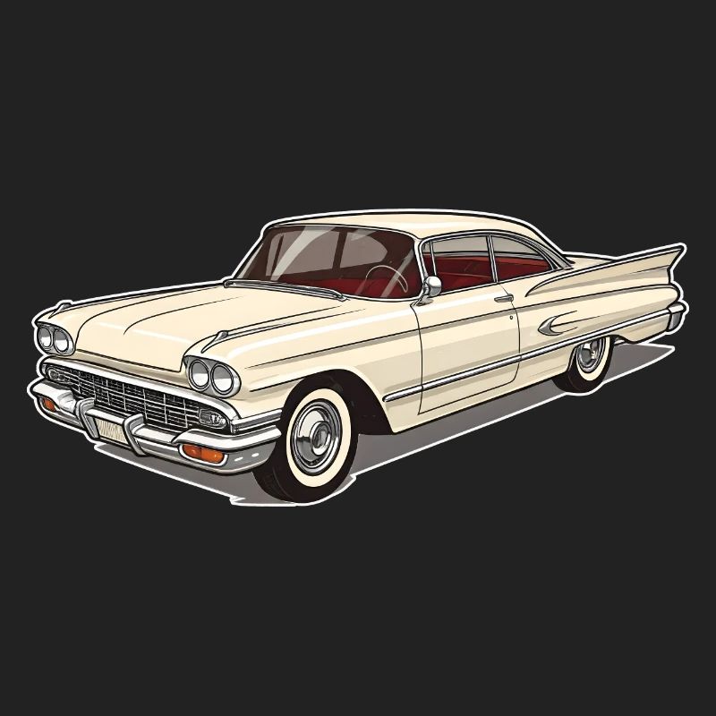 Klassischer Oldtimer - Elegantes Retro-Autodesign