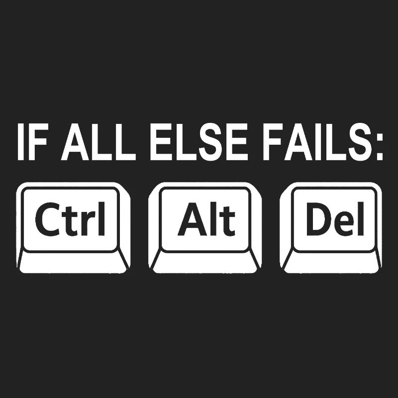 Programmer Shortcut Geek IT Support Computer