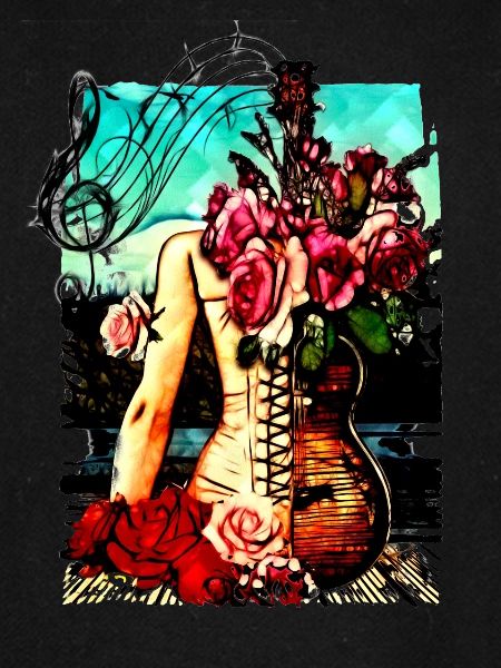 guitare hanches