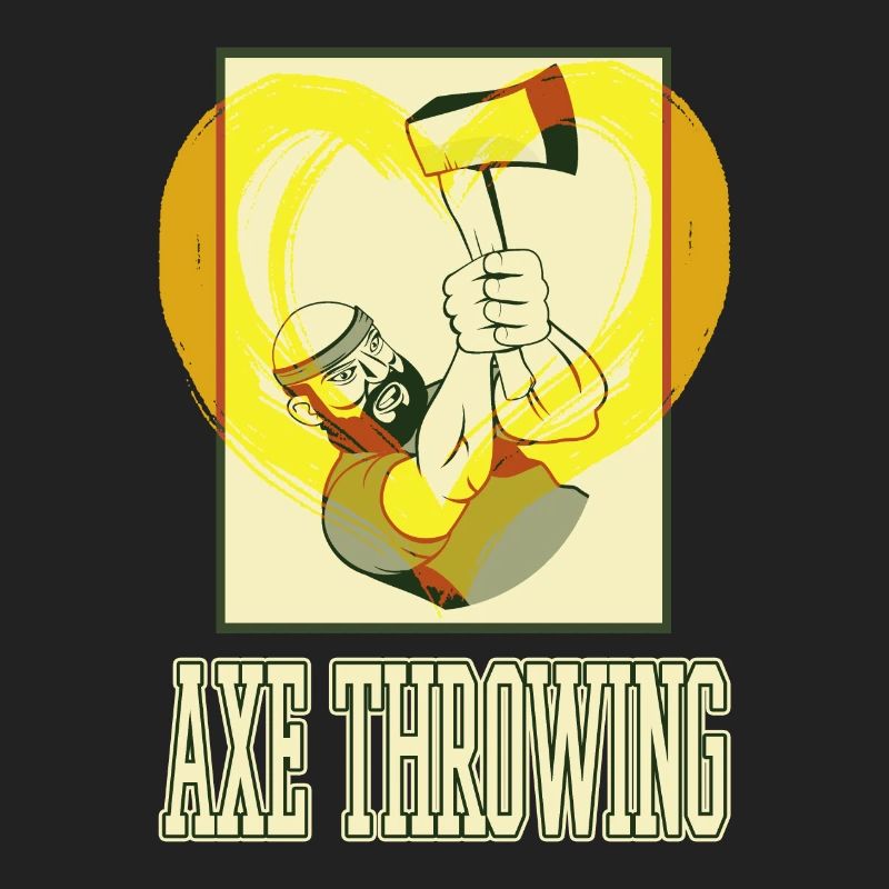 Axe Throwing Axe Throwing Axe Throwing Sport Double Axe